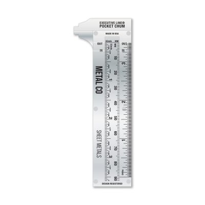Analog Caliper Pocket Chum - Custom Imprint, Stainless Steel