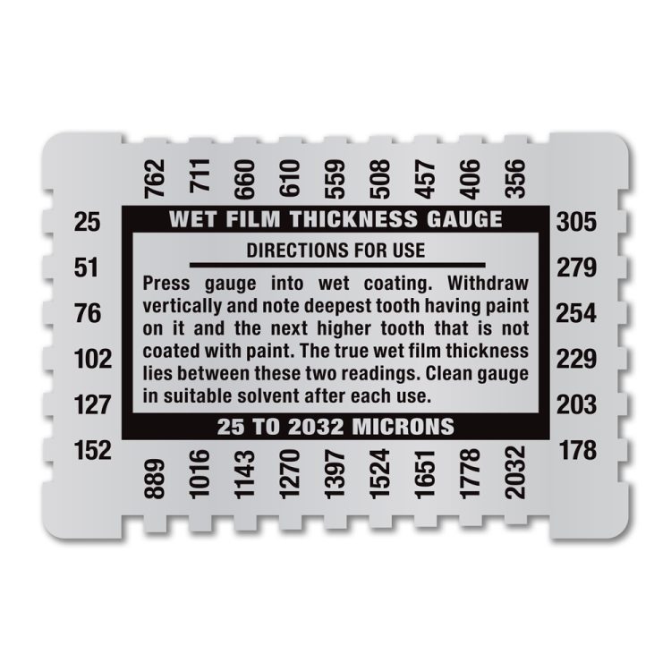 1 to 80 Mils Metalphoto® Wet Film Thickness Gauge - Image 6