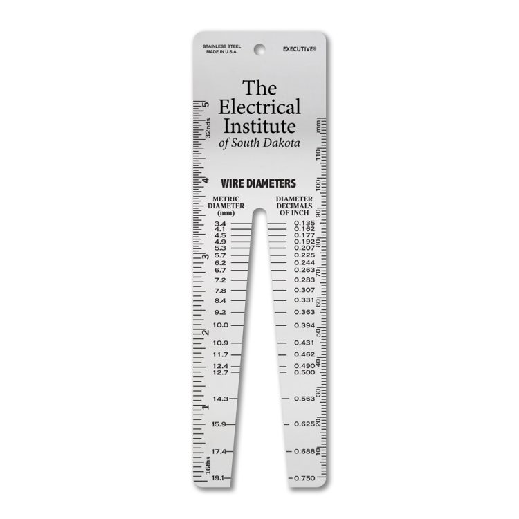 Wire Gauge - 0.15 to 0.78 Inch, Stainless Steel - Executive Line