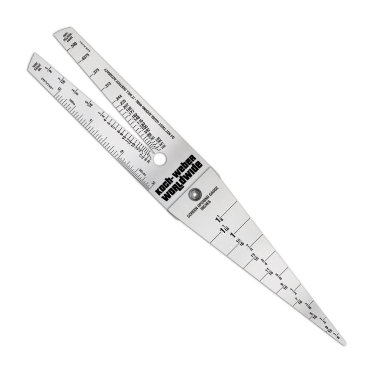 Stainless Steel Screen Gauge