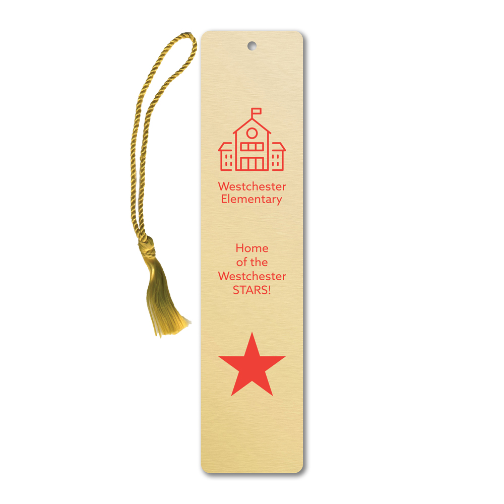 Aluminum Bookmark with Tassel - Image 4