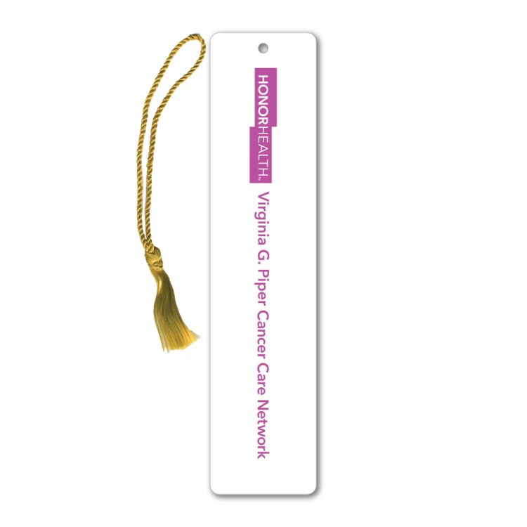 Flexible PVC Bookmark with Tassel