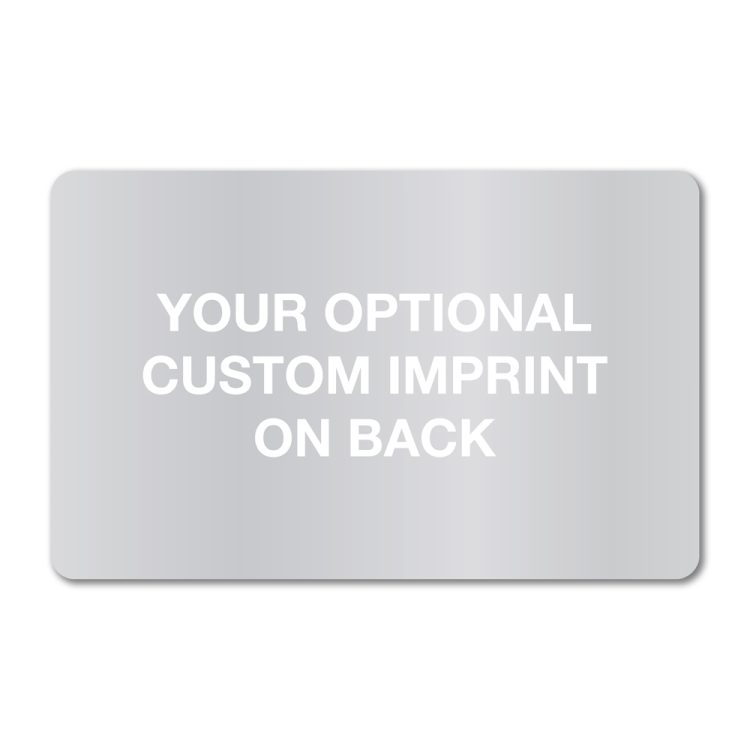 Aluminum Membership Card 4CP - Image 3