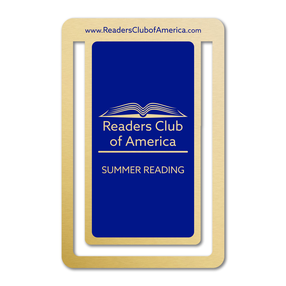 Rectangle Shaped Bookmark Aluminum, Brass or PVC - Image 2