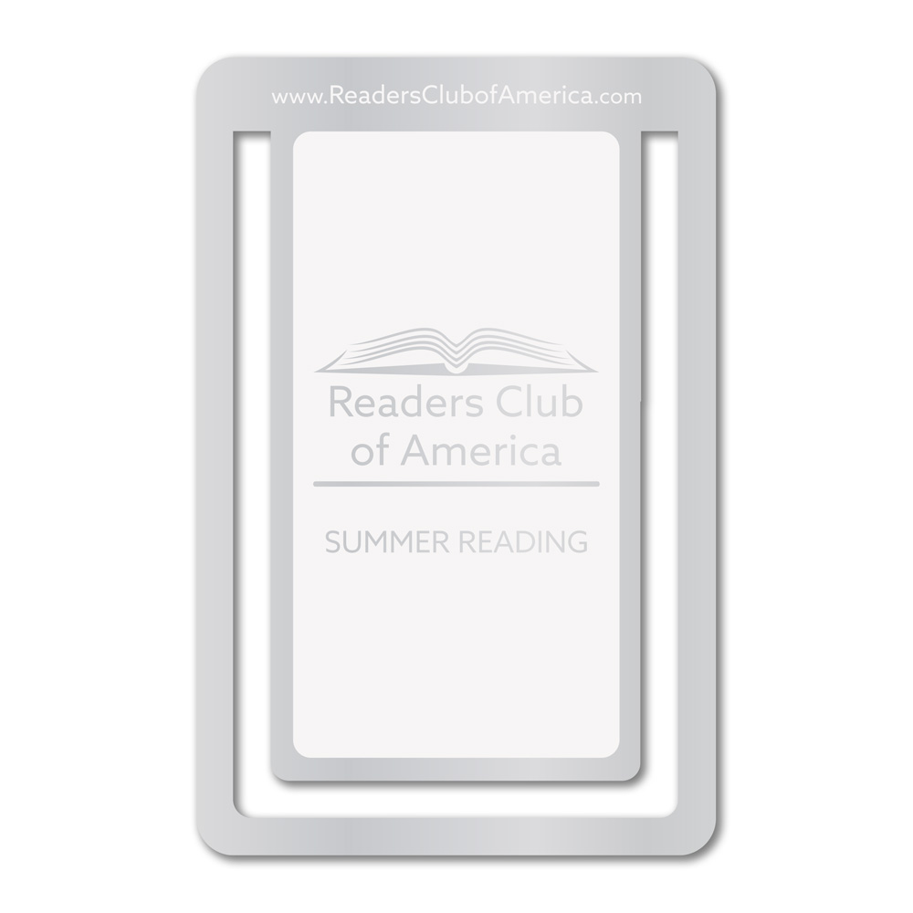 Rectangle Shaped Bookmark Aluminum, Brass or PVC