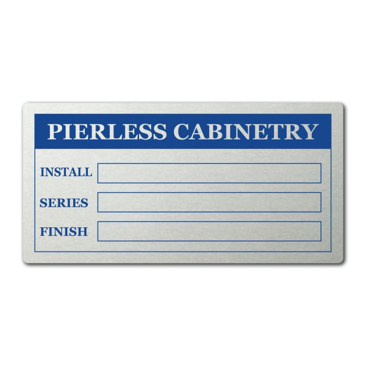 Aluminum Name Plate Metalphoto® 4" x 2"