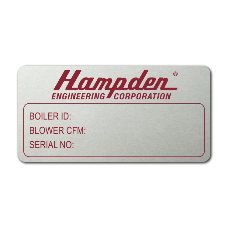 Aluminum Name Plate Metalphoto® 3" x 1.5"