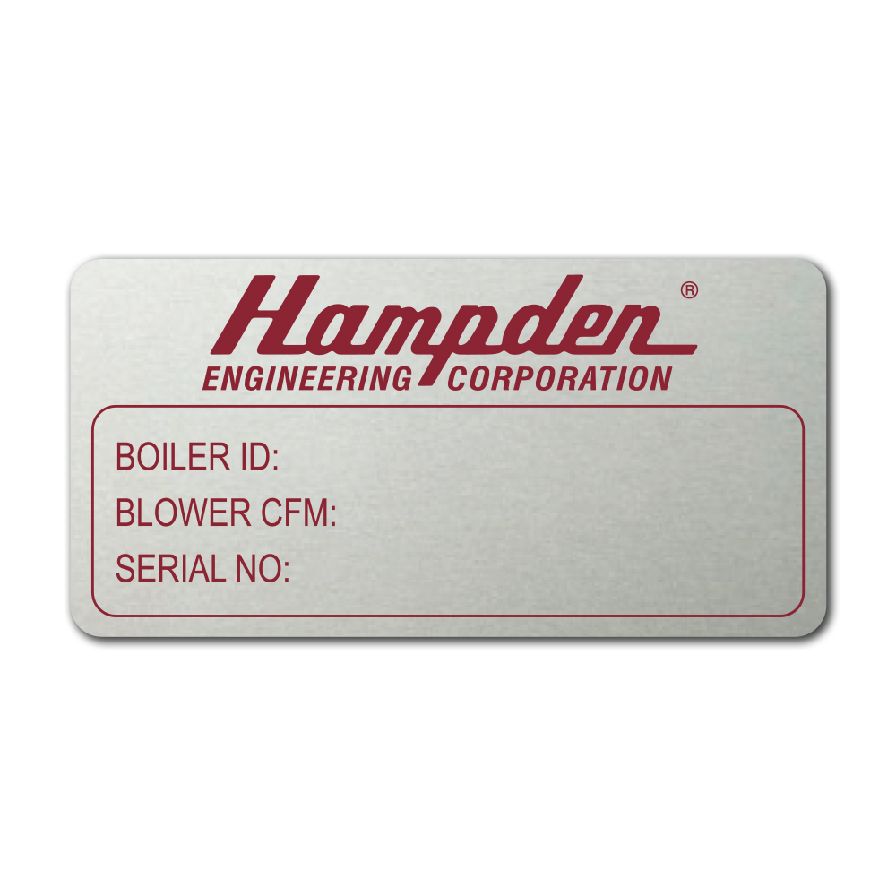 Aluminum Name Plate Metalphoto® 3" x 1.5"