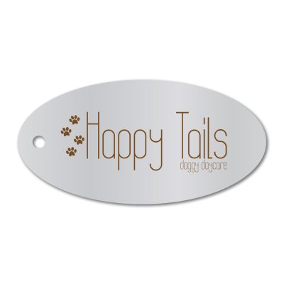 Oval Label Tag