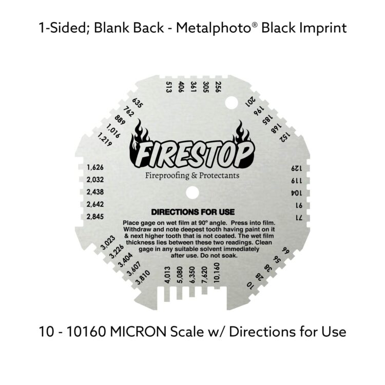 Metalphoto® Octagonal Wet Film Gauge - Image 2