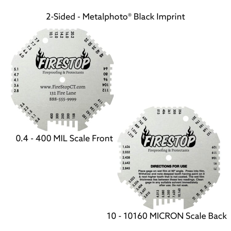 Metalphoto® Octagonal Wet Film Gauge - Image 3