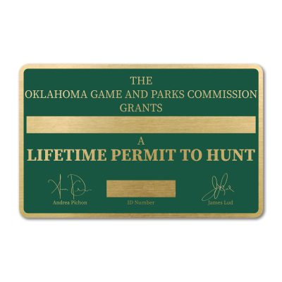 Brass Membership Card 4CP