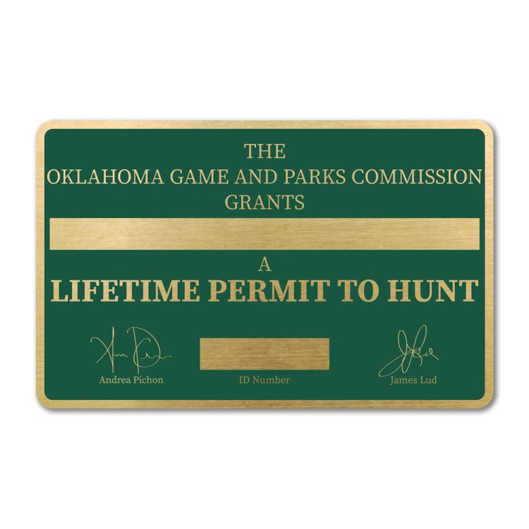 Brass Membership Card 4CP