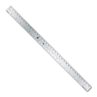 18" Stainless Steel Ruler with Architect and Engineer Scales