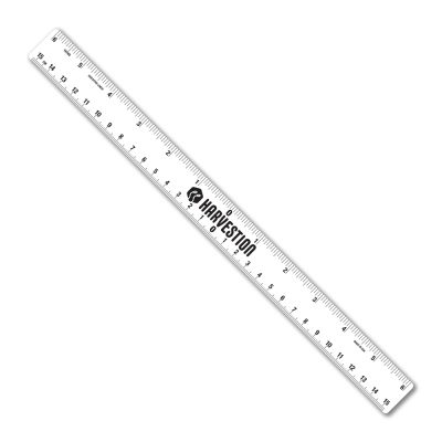 12" Flexible PVC Ruler with Center Finding Scales