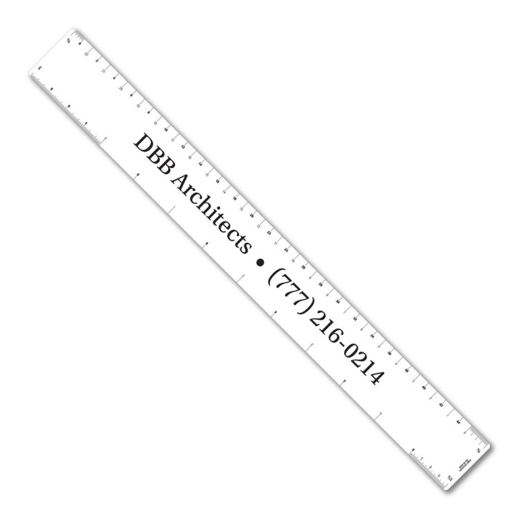 18" Flexible PVC Ruler with Architect and Engineer Scales - Image 3