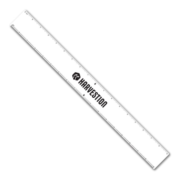 18" Flexible PVC Ruler with Center Finding Scales - Image 3
