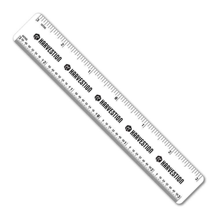 6" Flexible PVC Ruler with Center Finding Scales - Image 3