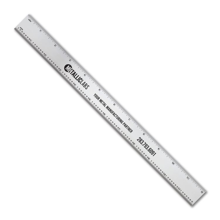 12" Stainless Steel Ruler with Tinner Circumference Scales - Image 3