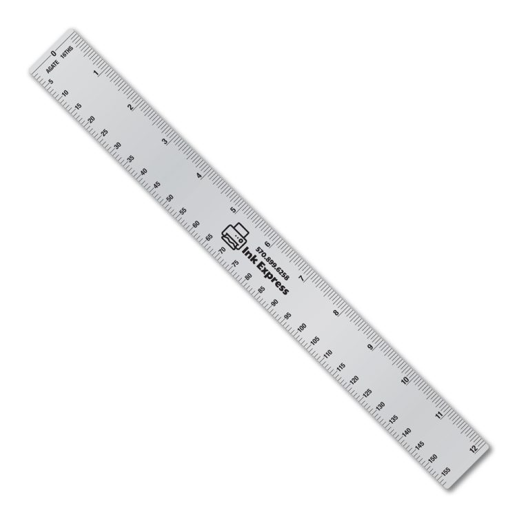 12" Metalphoto® Aluminum Ruler with Printing & Publishing Scales - Image 4