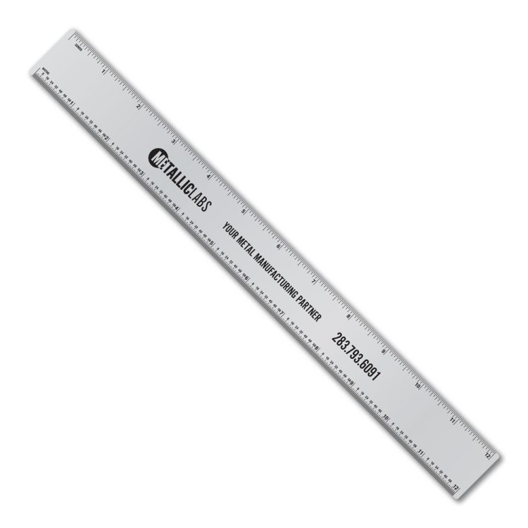 12" Metalphoto® Aluminum Ruler with Tinner Circumference Scales - Image 3