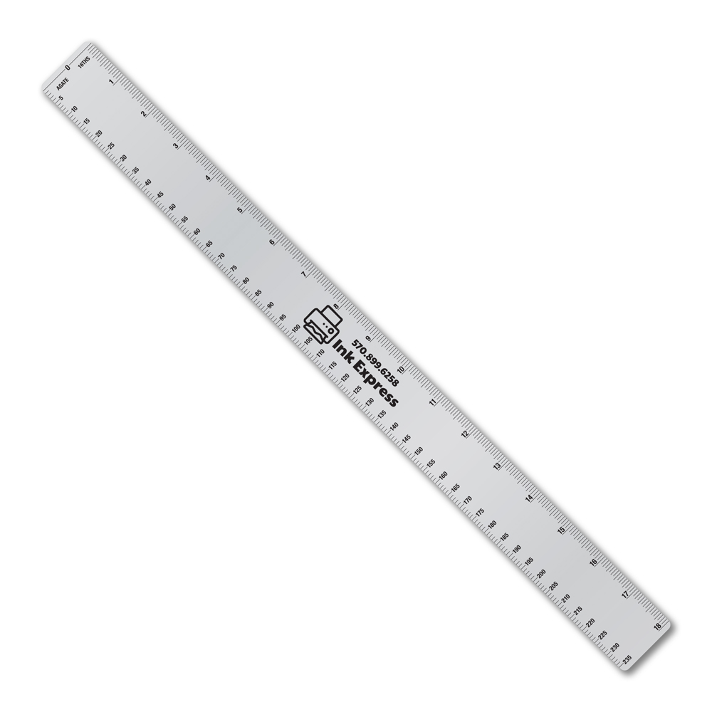18" Metalphoto® Aluminum Ruler with Printing & Publishing Scales - Image 4