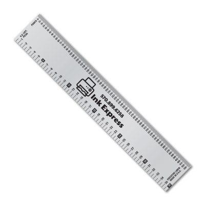 6" Metalphoto® Aluminum Ruler with Printing & Publishing Scales
