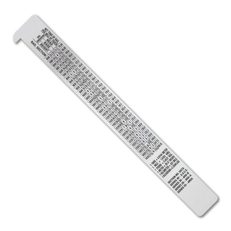 Stainless Steel Hook Ruler with Rail Gauge - Image 3
