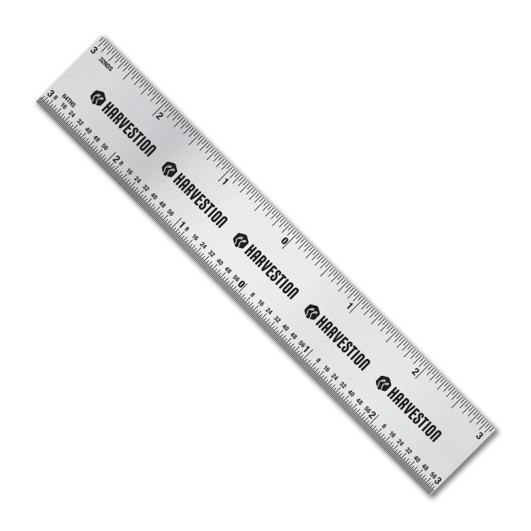 6" Stainless Steel Ruler with Center Finding Scales - Image 3