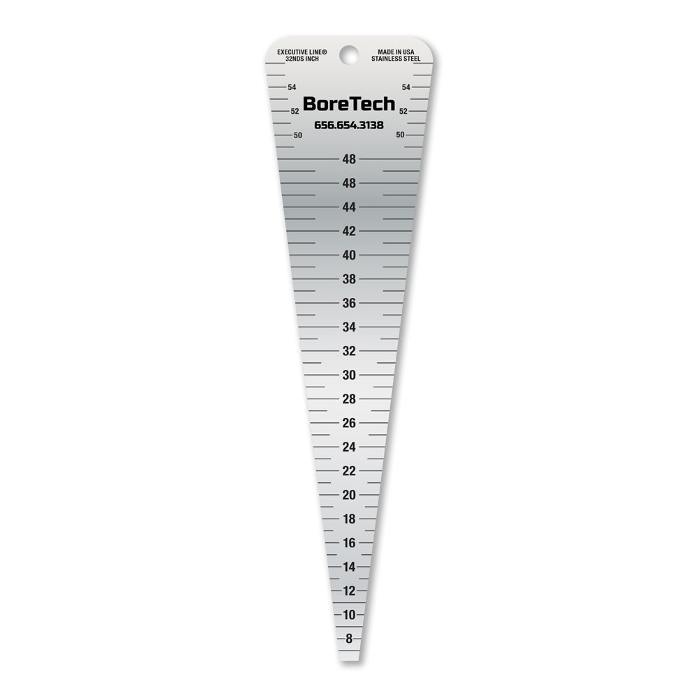 Jumbo Nozzle Gauge - 0.21875 to 1.75 Inch, Stainless Steel