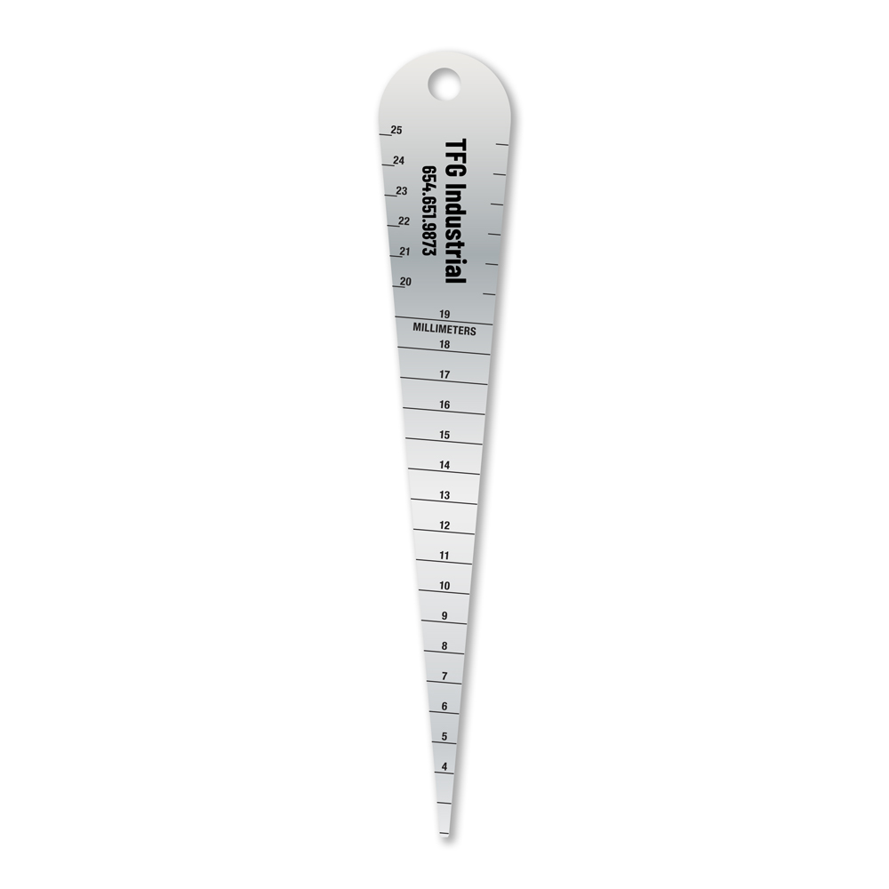Flange Gap Tool Gauge - 0.0625 to 1 Inch, Stainless Steel - Image 3