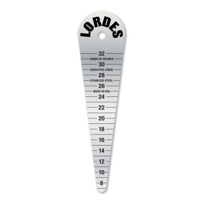 Pipe Diameter Gauge - 0.21875 to 1 Inch, Stainless Steel
