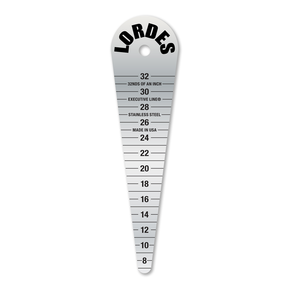 Pipe Diameter Gauge - 0.21875 to 1 Inch, Stainless Steel