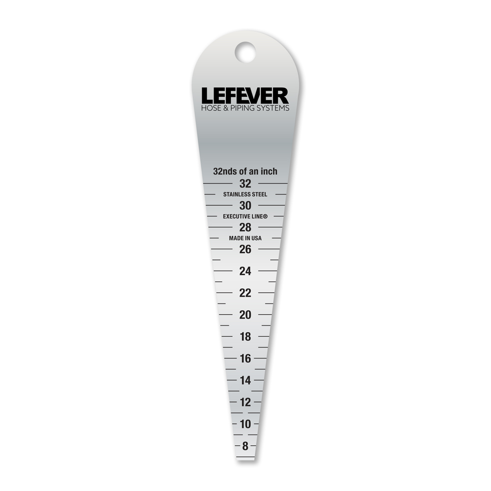 Nozzle Gauge - 0.21875 to 1 Inch, Stainless Steel