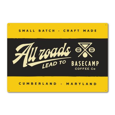 Rectangle Metal Tacker Sign - Aluminum