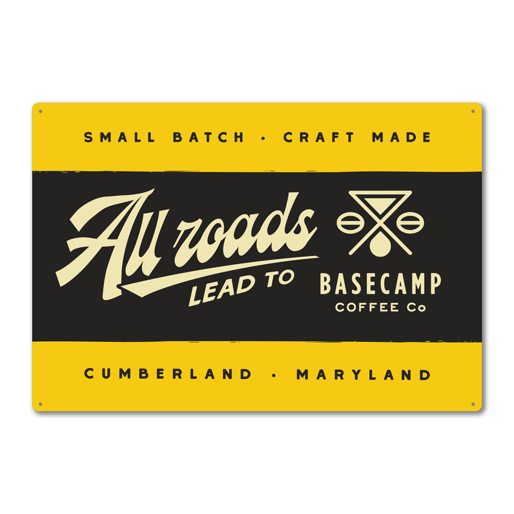 Rectangle Metal Tacker Sign - Aluminum