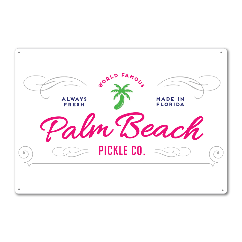 Rectangle Metal Tacker Sign - Aluminum - Image 3