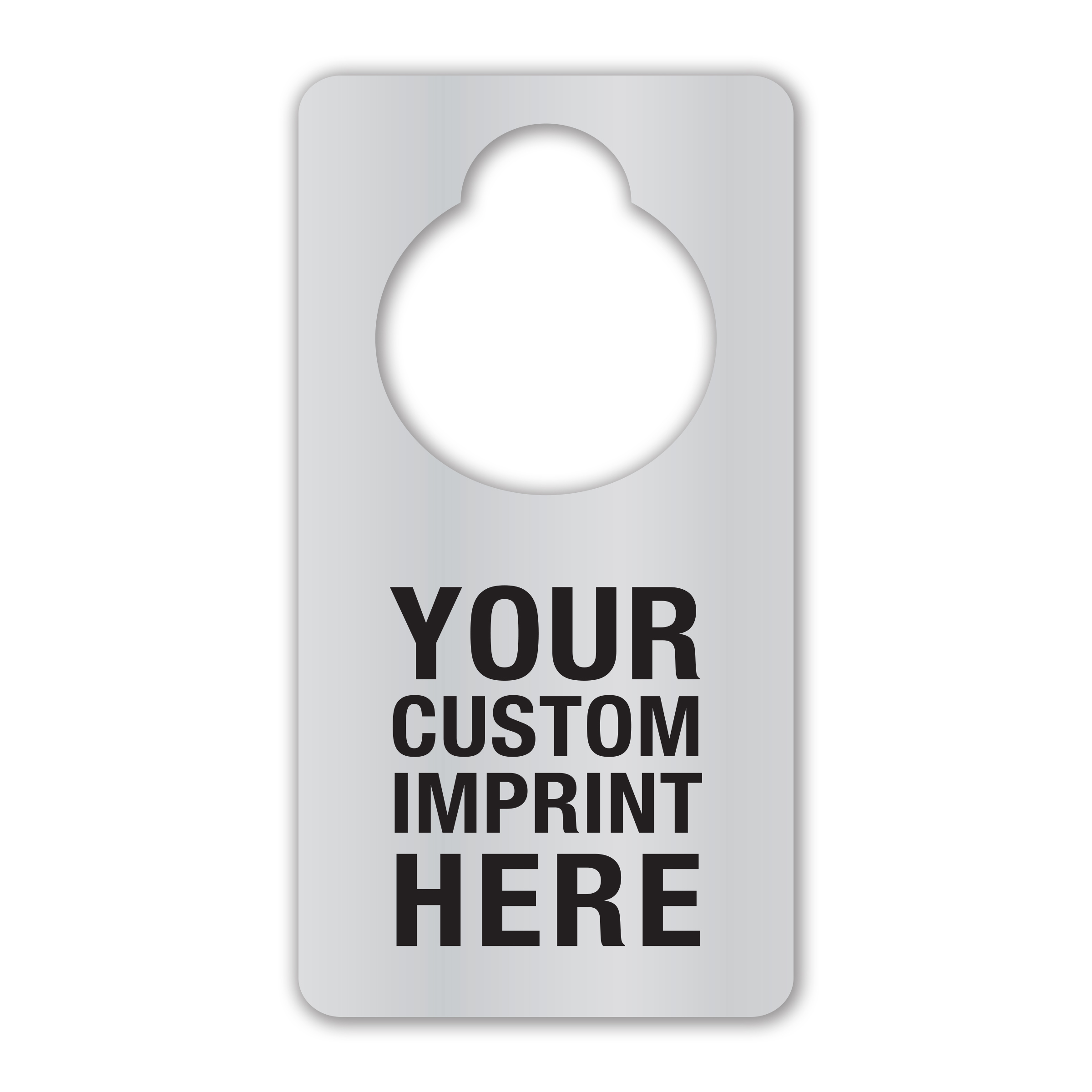 Metal Door Tag Hanger - Aluminum - Image 2
