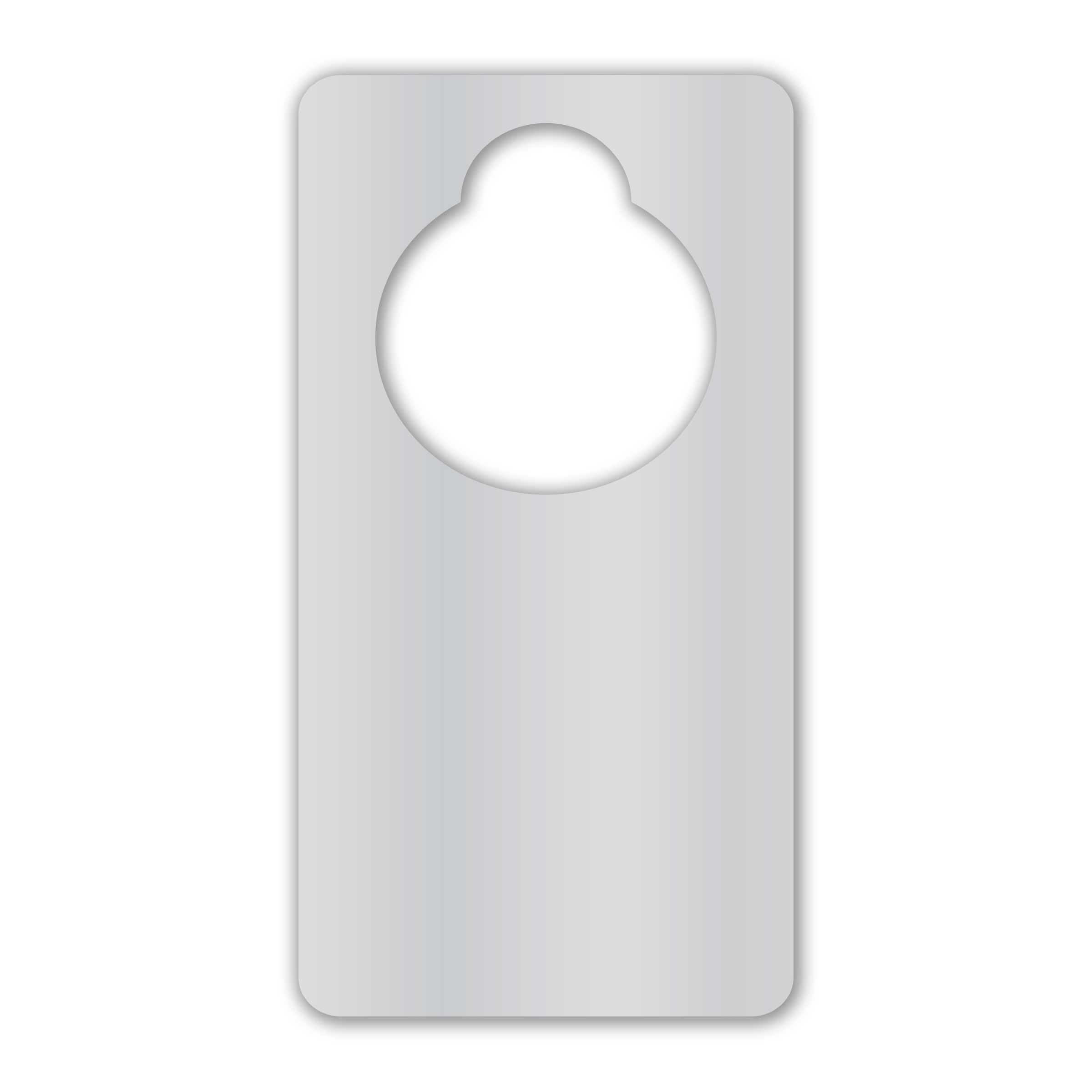 Metal Door Tag Hanger - Aluminum - Image 3
