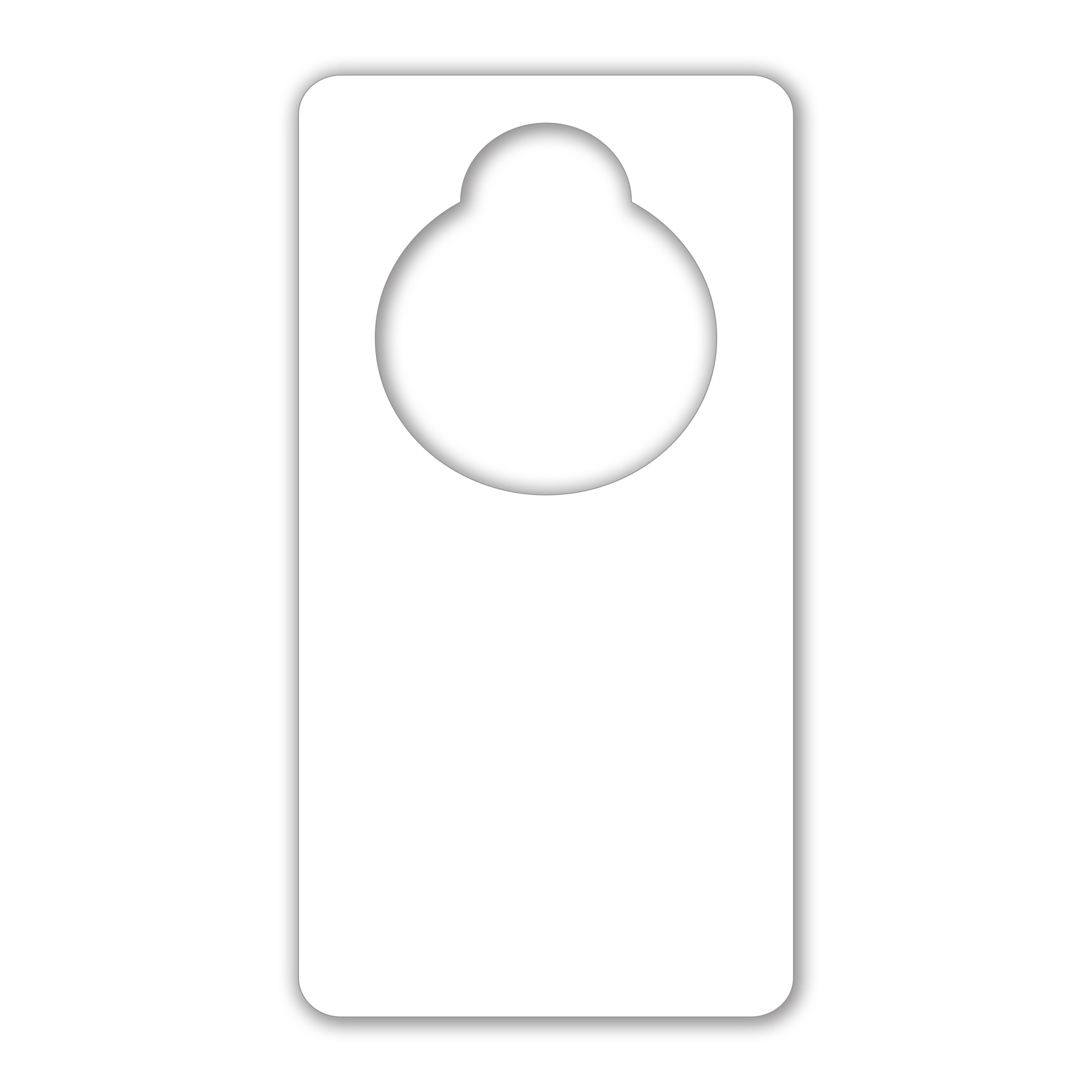 Plastic Door Tag Hanger - PVC or Polycarbonate - Image 3