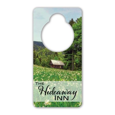 Plastic Door Tag Hanger - PVC or Polycarbonate