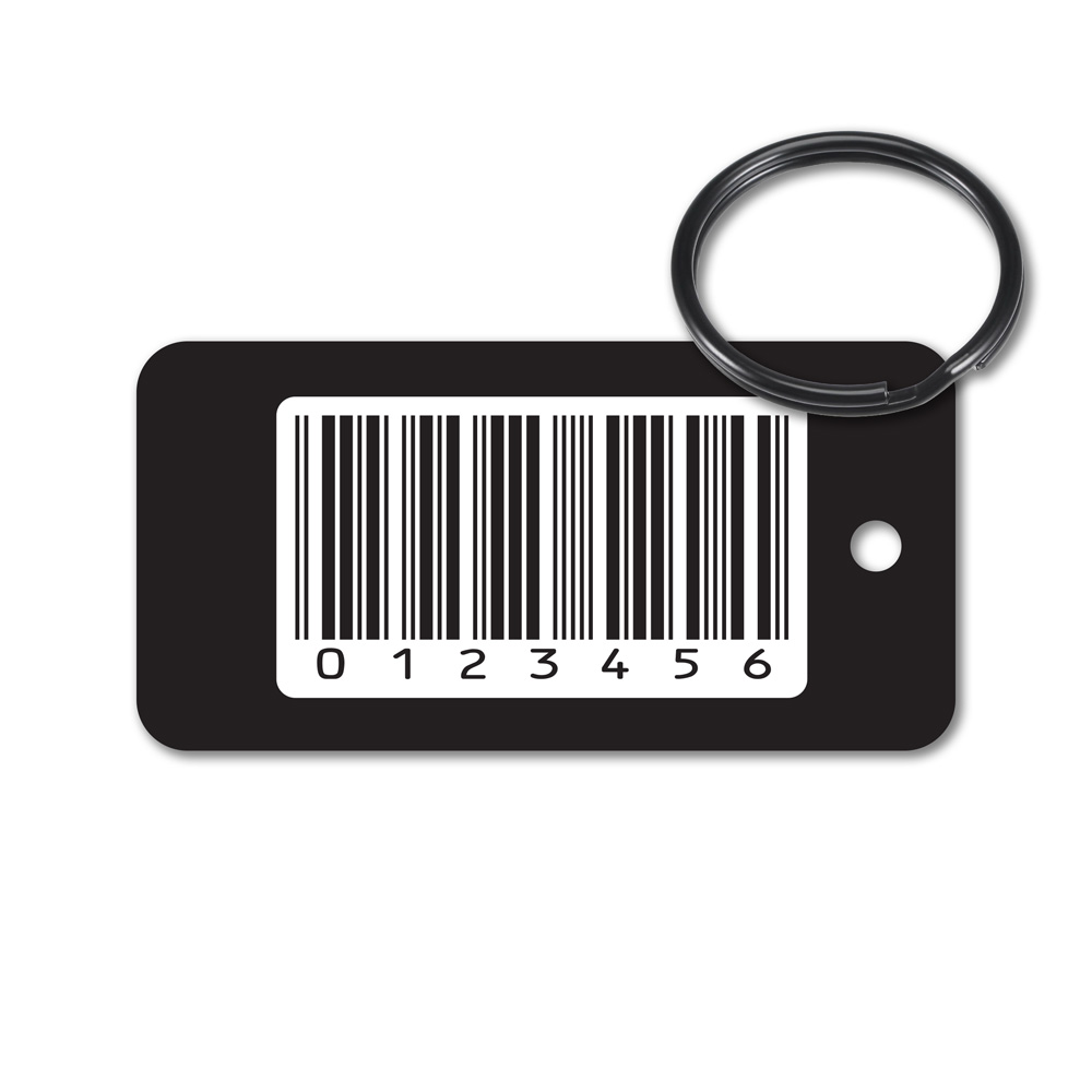 Metal Key Tag - 2" x 1" Rectangle, Aluminum - Image 12