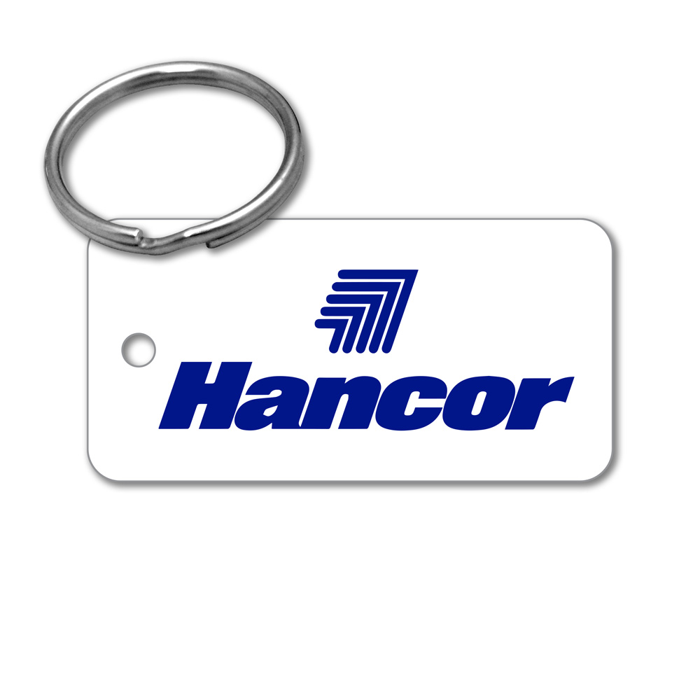 Metal Key Tag - 2" x 1" Rectangle, Aluminum - Image 7